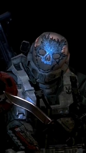 Spartan Emile Skull Face Edit in Halo Infinite