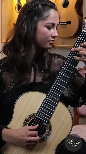 It's in her blood! Laurel Harned plays something jazzy! #playsomethingcool #siccasguitars #jazzy