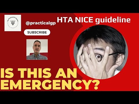 Hypertension Emergencies - NICE guidance