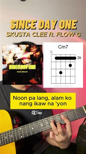 Since Day One - Skusta Clee ft. Flow G (Guitar Tutorial with Chord Diagrams)