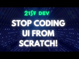 Stop Building UIs from Scratch! Discover 21st.dev for Ready-Made Components 🚀