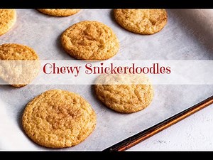 Soft, Chewy Snickerdoodle Cookies Recipe