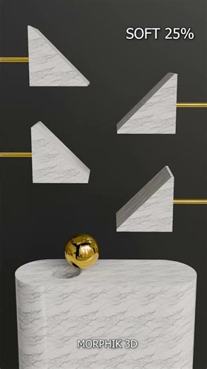 0% vs 100% GOLD Sphare DROP TEST | Realistic 3D Soft Body Physics Simulation