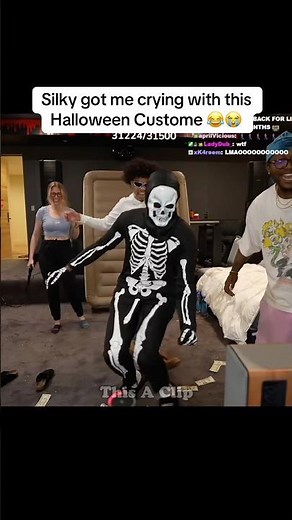 Silky halloween costume got me crying 😂 #Silky #Faze #Shorts