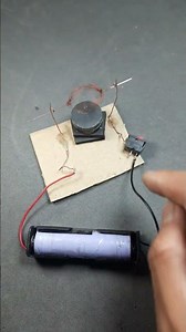 simple dc motor experiment #experiment #scienceproject #electronics
