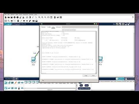 How to access the CLI for a switch or router in CISCO Packet Tracer