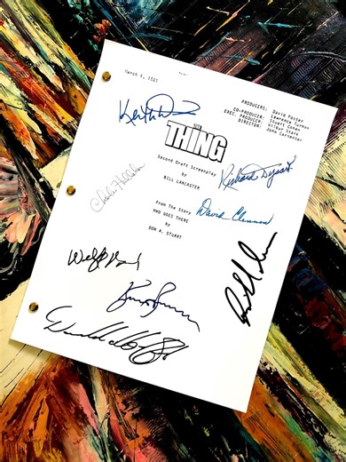 THE THING Movie Script Original Full Screenplay - Etsy