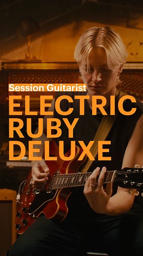 6.8K views · 46 reactions | Tones that take your tracks to new heights  Find out more about the brand new Session Guitarist: Electric Ruby Deluxe via the link in bio  | Native Instruments | Facebook