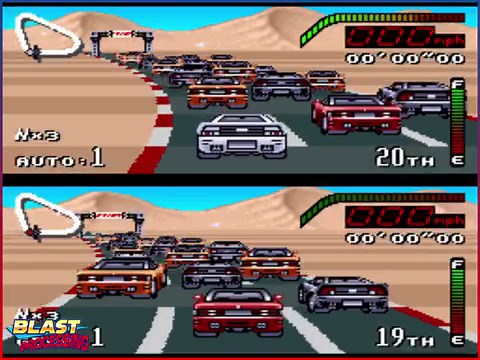 Top Gear Super Nintendo Classic Racing Game