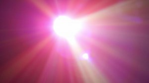 Light show, laser show on black background. Stage lights. Light beams from spotlights on the stage at night.