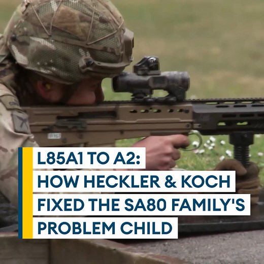 With the experiences of the Gulf War to draw on, Heckler & Koch managed to turn the L85 into a fully functional assault rifle Forces News spoke to Jonathan Ferguson, the Royal Armouries’ Keeper of Arms, about the rifle’s evolution Find out more ➡️ https://brnw.ch/21wKxqX | Forces News