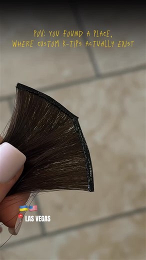❌Yes, we NEVER install premade K-Tips Why? because we actually care about your hair health and long-term results. Premade bonds can’t be truly customized. Even cutting them won’t adjust the size when it’s needed • in reality every client requires individual sizing and placement • • • #ktipplacement #safeextensionslasvegas #hairhealthextensions #lasvegasktipspecialist #ktipsinvisiblesmall | Omnia Hair LLC
