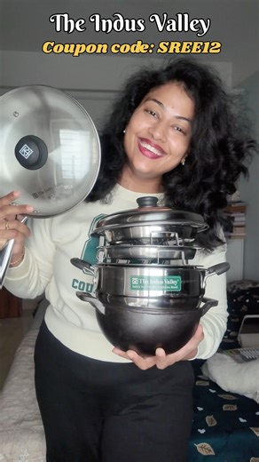 Cookware from www.indusvalley.com, Use my coupon code SREE12 for extra discount#cookware#viral#fyp