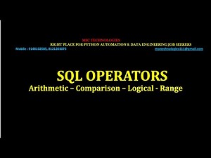 SQL OPERATORS