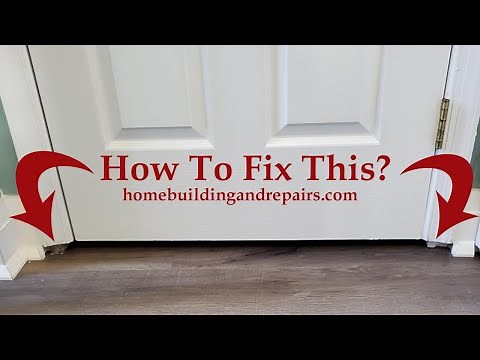 How To Extend Bottom of Door And Trim After Multiple Layers of Flooring Have Been Removed