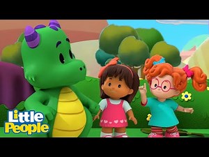 Mia Meets a Young Dragon | 2 Hours of Preschool Learning | Little People - Fisher Price