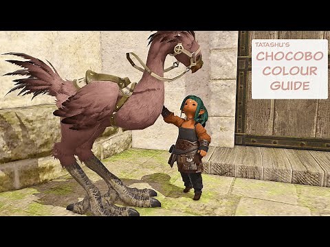 [FFXIV] All Chocobo Colours