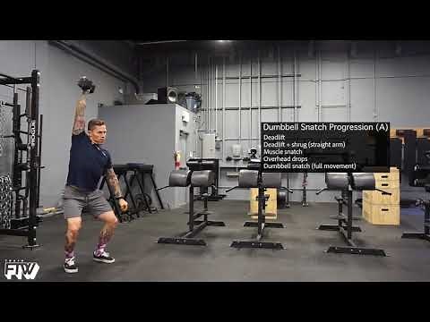 Dumbbell Snatch Progression (A)