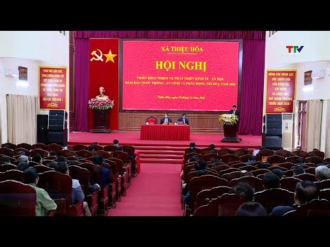 Thieu Hoa Commune implements socio-economic development tasks for 2026 | Thanh Hoa Television