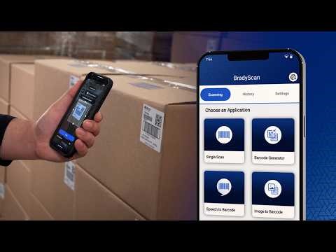BradyScan App Overview | Scan, Generate & Print Barcodes Anywhere