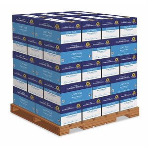 Hammermill Hammermill Printer Paper, 20lb Copy Plus, 92 Bright, 92 Bright, 8.5x11, 1 Pallet, 40 Cartons 105007 | Zoro