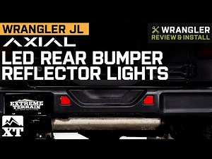 Jeep Wrangler JL Axial LED Rear Bumper Reflector Lights Review & Install