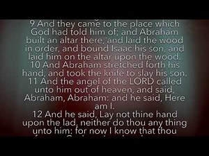 Genesis 22 (KJV AUDIO/VIDEO)