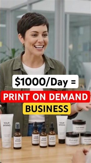 $1000/Day = High-end Print on Demand Business #printondemandbusiness