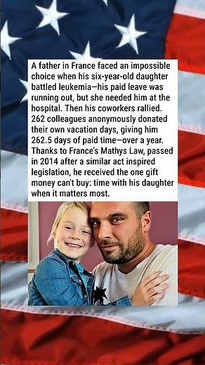 262 COWORKERS GIVE SINGLE FATHER YEAR OFF🥲🙏❤️