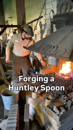 Sutter's Fort SHP on Instagram: "One of the unique aspects of Sutter’s Fort State Historic Park is that many of the rooms, such as the blacksmith shop, are areas where interpreters can demonstrate historical skills and also their impacts on 1840s California history. In this video, Marco, one of our blacksmiths, demonstrates the same blacksmithing methods available in the 1840s to make a Huntley Spoon, a tool for digging sediment and potentially gold from crevices in between large rocks. This is