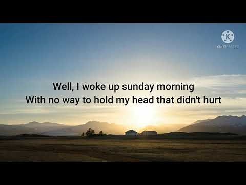 Johnny Cash-Sunday Morning Coming Down (Lyrics)