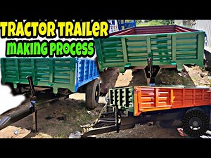 Tractor trailer making full processstep by step body fabrication🎆🔥🤩👌 Awesome making