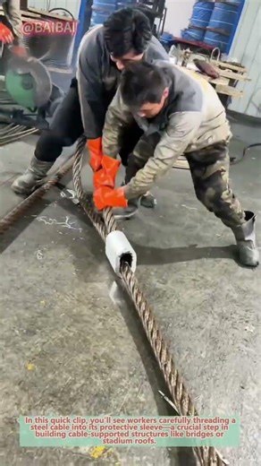 How Steel Cables Are Installed in Bridges 🏗️