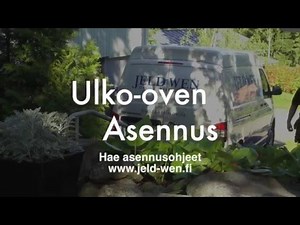 Jeld-Wen ulko oven asennus