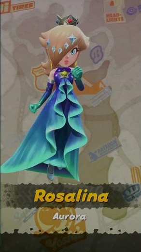 All outfits for Rosalina in Mario Kart World! #mariokartworld #mariokart #nintendo