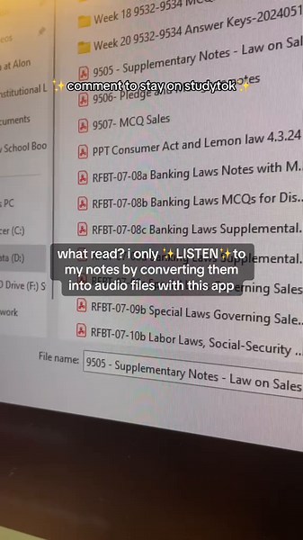 Effortless Learning: Convert Notes to Audio with This App
