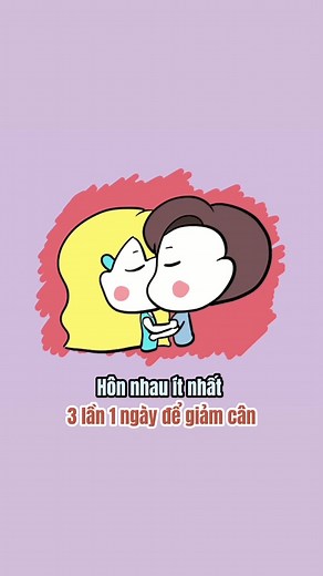 Hôn nhau để giảm cân tốt hơn #reel | Chuyện Con Gái 2.0