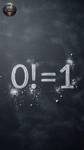 Why is 0! = 1? 🧐 The Math Secret Explained!