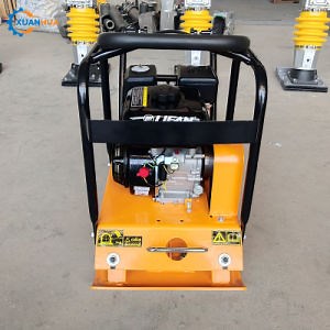 [Hot Item] Hand Gasoline Engine Soil Mobile Gasoline Vibratory Plate Compactor Machine