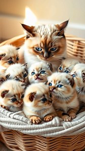 70K views · 3K reactions | One proud mama and her purr-fect little crew  . . #cutecat #cutekitty #cuteanimals #catfamily #catlovers | The Cute Page | Facebook