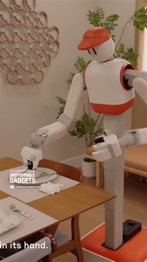 Unstoppable Gadgets | This humanoid robot has no legs https://youtube.com/shorts/QlfZ3ua2suA MEMO HUMANOID ROBOT https://www.youtube.com/@SundayRobotics | Instagram