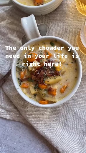 Healthy Creamy Corn Chowder Recipe | Cooking Tutorial