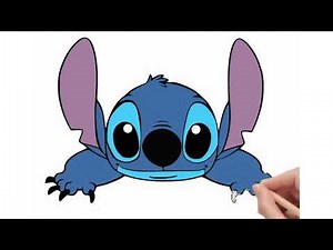 Dibujo Fácil - Cómo Dibujar a Stitch de Lilo y Stitch 🧸 Disney Paso a Paso a Lápiz ✏️