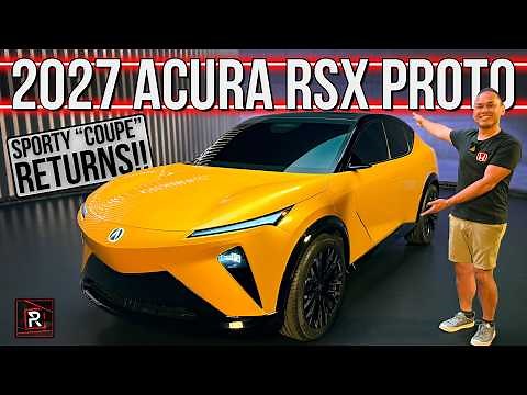 The 2027 Acura RSX Prototype Is An In-House Built Next Gen EV With A Throwback Name