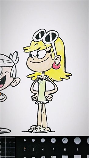 Drawing The Loud House Leni #shorts #fyp #theloudhouse #leniloud #art #drawing