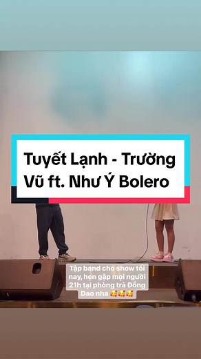 Clip tập dợt cho show diễn tối nay (09/12) Trường Vũ song ca với ca sĩ Như Ý Bolero tại phòng trà Đồng Dao. #TruongVuSinger #TruongVu #casitruongvuhaingoai #liveshow #bolero