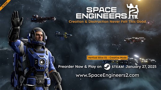 太空沙盒游戏《太空工程师2 Space Engineers 2》2025年1月28日