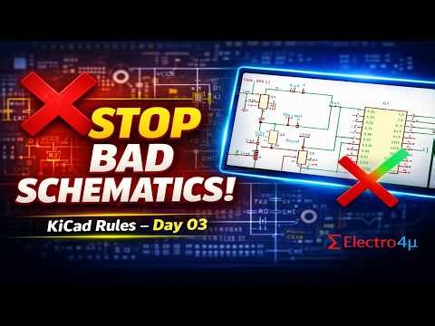 PCB Day 3: Schematic Capture Rules You MUST Follow! 🔥 PCB Day 03