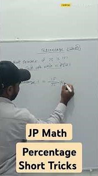 Percentages in Minutes | Quick & Easy Tips | What is Percentage? Simple Explanation for...