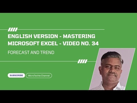 English Version – Video #34 - Mastering Excel: The Ultimate Guide | FORECAST.LINEAR and TREND